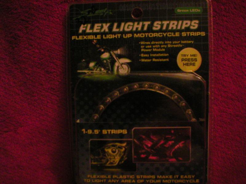 Neon accent lights for harley davidson motorcycles (green)