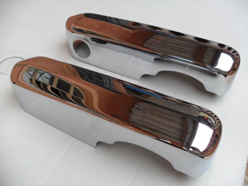 VW GROOVED OR RIBBED REAR BUMPER GUARDS BARNDOOR SPLIT BUS BULLI SAMBA, US $100.00, image 2