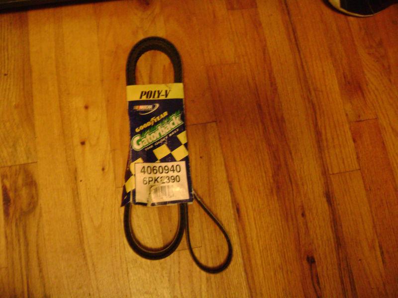 Buick enclave goodyear 4060940 gatorback poly-v belt 