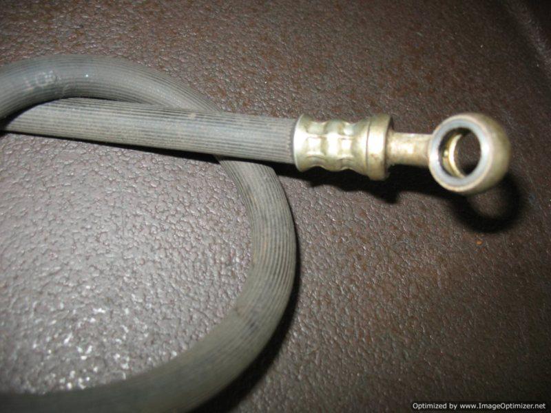 1981 XJ650 MAXIM FRONT BRAKE LOWER LINE HOSE YAMAHA XJ 650 1980-83, US $13.99, image 3