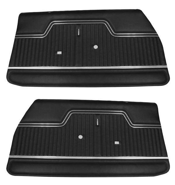 1970 1971 1972 chevelle door panels  new  4pc set  chevelle coupe