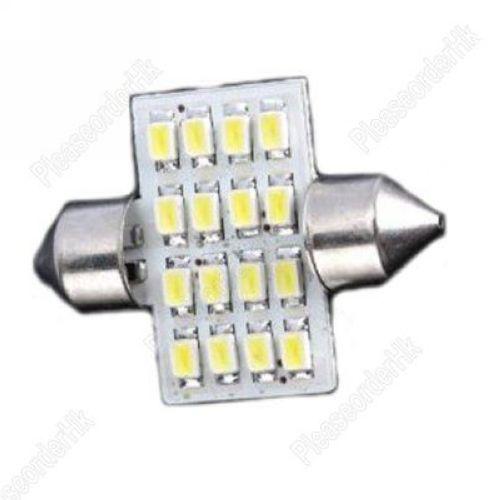 Purchase 2pcs 16LED 3528 SMD Car Auto Interior Ceiling Light Bulb