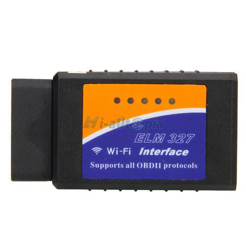 Wifi elm327 wireless obd2 auto scanner adapter scan tool for iphone ipad ipod
