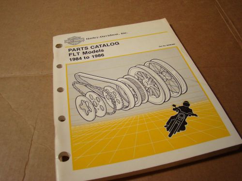 Harley flt parts catalog oem shovelhead 1984-86 99438-86b
