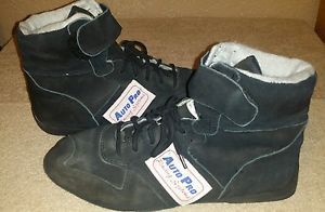 Sfi foundation inc. 3.35 shoe auto pro racing systems black 9.5 shoes