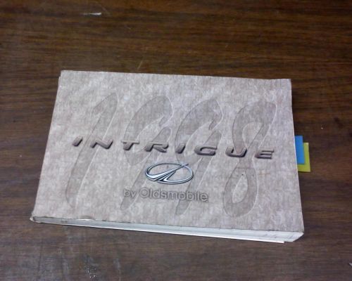 Oldsmobile intrigue owners manual  1998