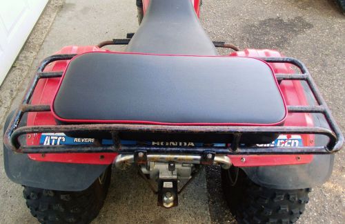 24" x 12" red rear rack seat pad honda polaris kawasaki suzuki arctic cat atv