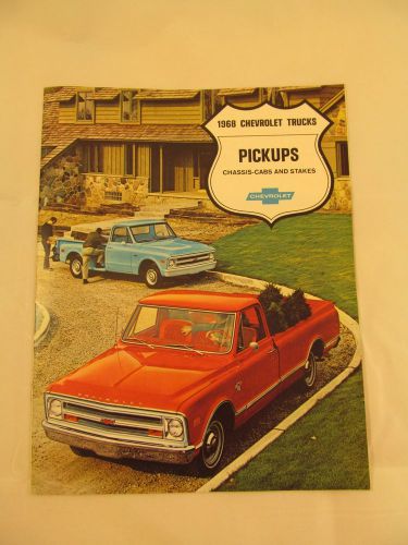 1968 pickups brochure collectible advertising chevy american chevrolet vintage