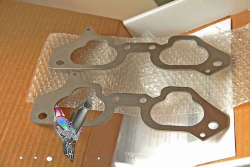 Titanium thermal intake manifold heat shields subaru sti, wrx,forester,ej25