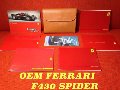 2006 2005 ferrari f430 f 430 spider owners manual +infotainment book 2nd edition
