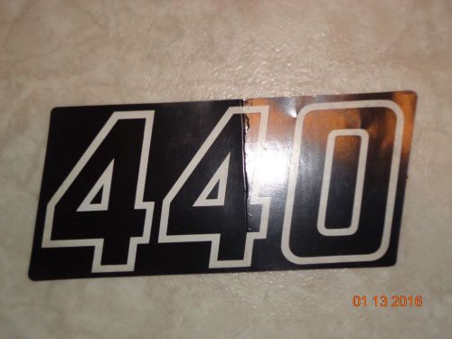 1974 arctic cat el tigre eltigre ext 440 left side lazer hood decal oem, 211-182