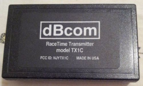 Dbcom racetime 1 transponder / transmitter tx1c rt1