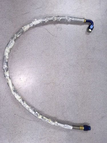 Nascar bmrs -8 steel braided fuel carburetor line hose 36"