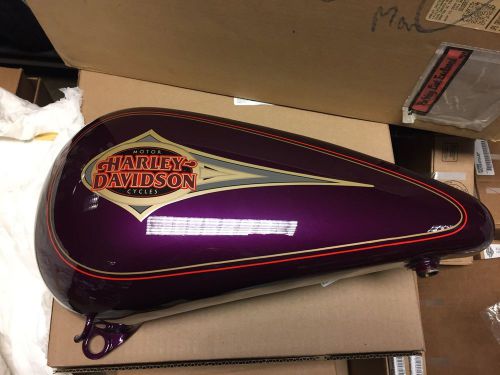Harley davidson purple left side gas tank 61427-97wr  softail