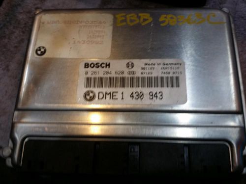 Bmw bmw 740i engine brain box electronic control module 99 00 01