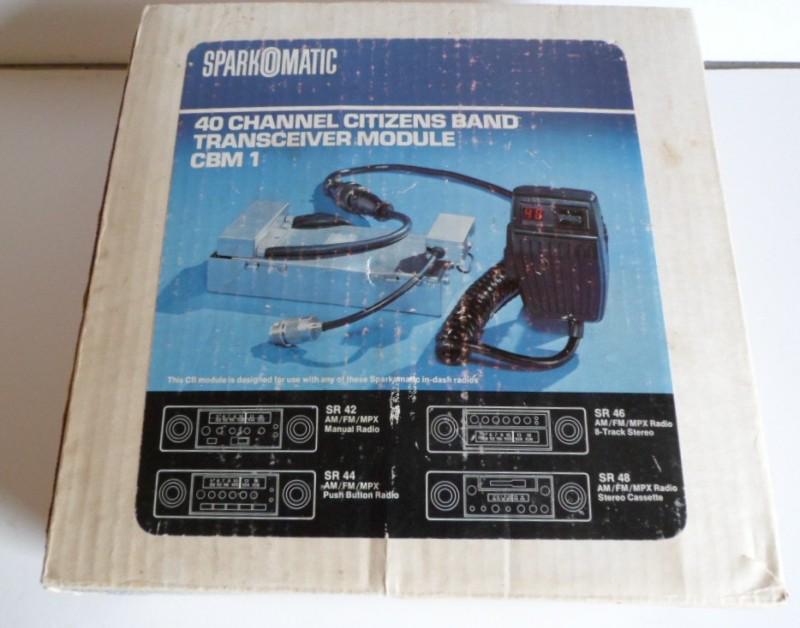 Retro rat rod nos sparkomatic 40 channel cb transceiver module cbm1