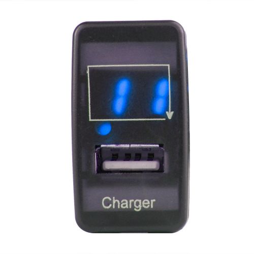 5v 2.1a car usb socket charger interface voltmeter for toyota  fj cruiser 2014