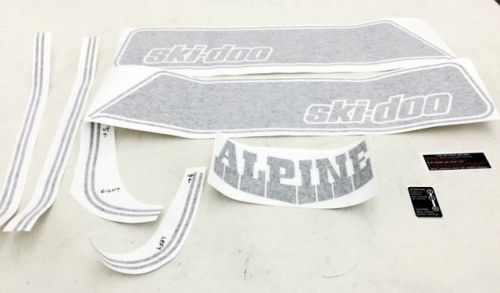 1970's 1980's ski doo alpine decal stripe kit complete