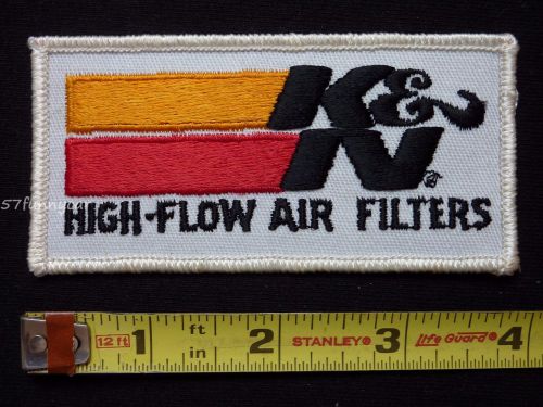 K&amp;n high-flow air filters patch~original vintage~nhra racing hot rod motorcycle