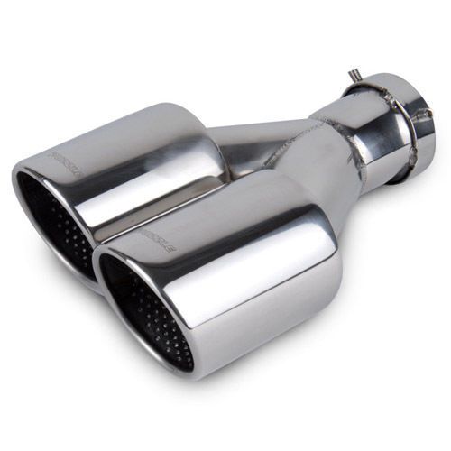 Rear tuning stainless steel dual muffler cutter 60mm for all cars