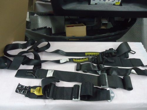 Schroth 6 point racing seat belts  black