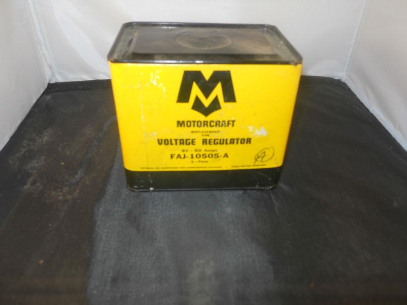 Vintage ford motorcraft faj-10505-a (gr-3) reg in yellow motorcraft sealed box