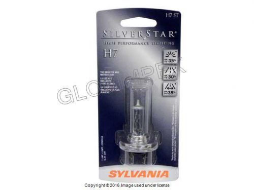 Porsche (1997+) headlight fog light bulb h7 halogen (12v - 55w) sylvania silver