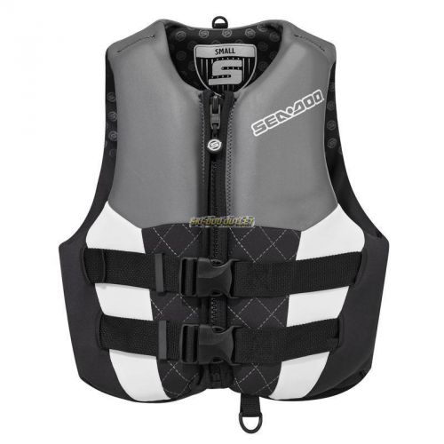Sea-doo ladies' neoprene airflow pfd - life jacket  vest - black