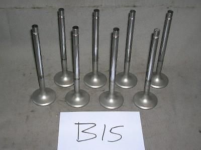 Nascar (8) stainless steel valves 1.625 x 5.695 x 11/32 - imca/nhra-#100412(b15)
