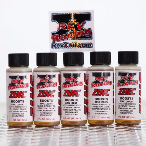 Zddp max performance zinc oil additive treatment rev-x racing