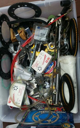 Lot of racing kart parts
