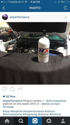 Nitrous express 20918-10 hemi &amp; srt8 single nozzle fly-by-wire sys 10lb bottle