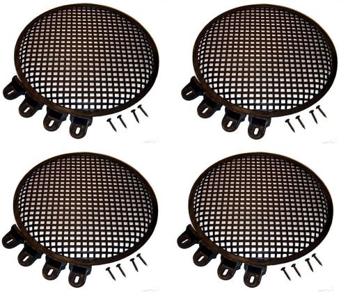 4 pack heavy duty steel penn elcom 12&#034; round grill with hardware