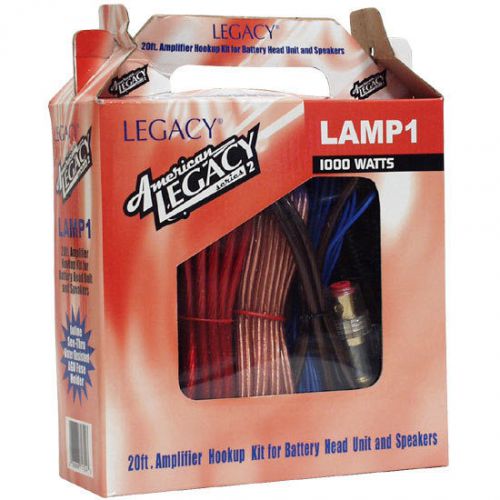 Purchase New Legacy LAMP1 1000 Watt 8 Gauge Amplifier Installation Kit