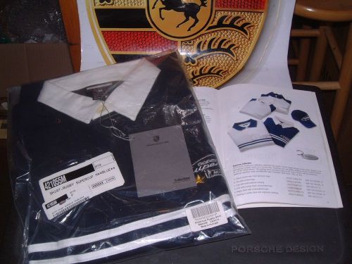 Porsche design men's nos 2004 supercup rugby shirt! usa m: euro l heavy duty!!