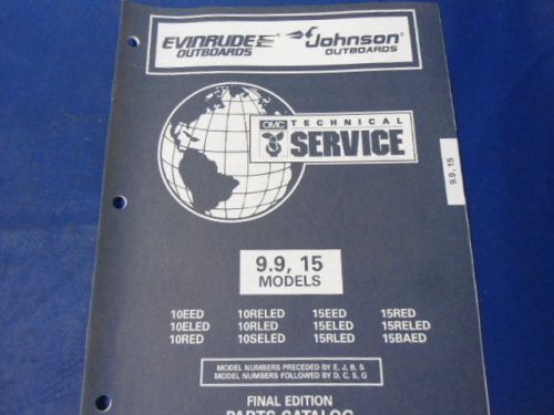 1996 evinrude johnson parts catalog , 9.9, 15  models