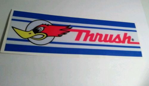 Thrush sticker decal hot rod rat rod lowrider vintage look car truck bike