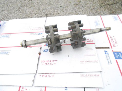 1987 yamaha excell iii 340 snowmobile: track drive shaft assembly