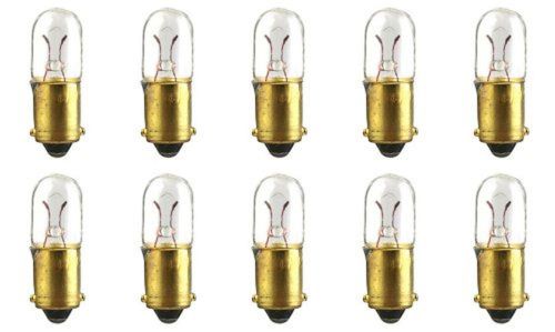 Cec industries #755 bulbs 6.3 v 0.945 w ba9s base t-3.25 shape (box of 10)