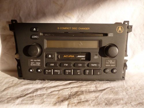 01-03 acura cl  bose radio 6 cd cassette face plate 39101-s3m-a130 3pk0 fp10292