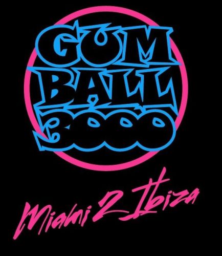 24" gumball 3000 miami to ibiza vinyl decal tour car jdm trd play rc racing s761