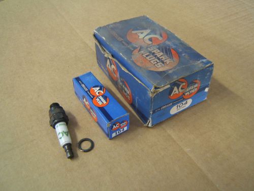 Ac 104 vintage spark plugs box of 10