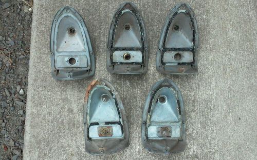 1955 chevy tail light housing taillight car or wagon (1) each