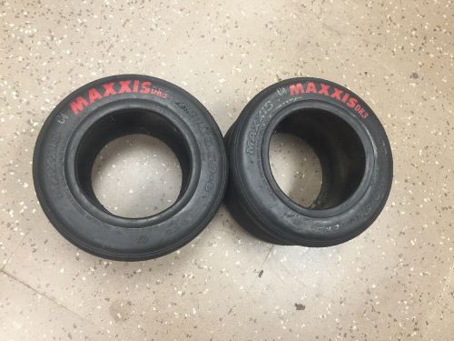 (2) maxxis dk3 11x5.50-6 tubeless racing tires