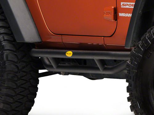 Smittybilt 76633 src side armor bars step black 07-16 jeep wrangler jk 2 door