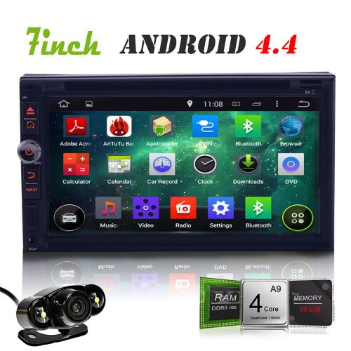 Quad-core 7" android 4.4 mirror-link car stereo gps 3g wifi navi dvd player