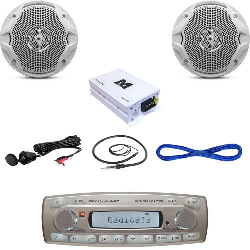 Purchase JBL CD AM FM Marine Radio/Interface,Amplifier,Antenna,6.5