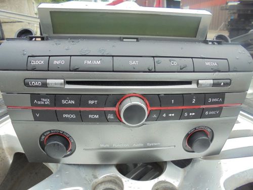 07-09 mazda speed 3 oem factory radio tuner cd player assy 2.3l turbo