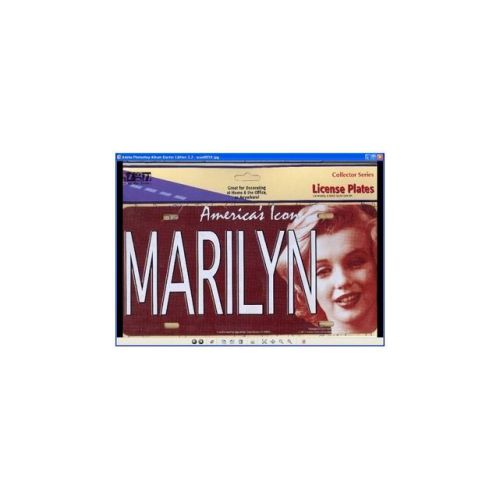 Marilyn monroe america's icon license plate
