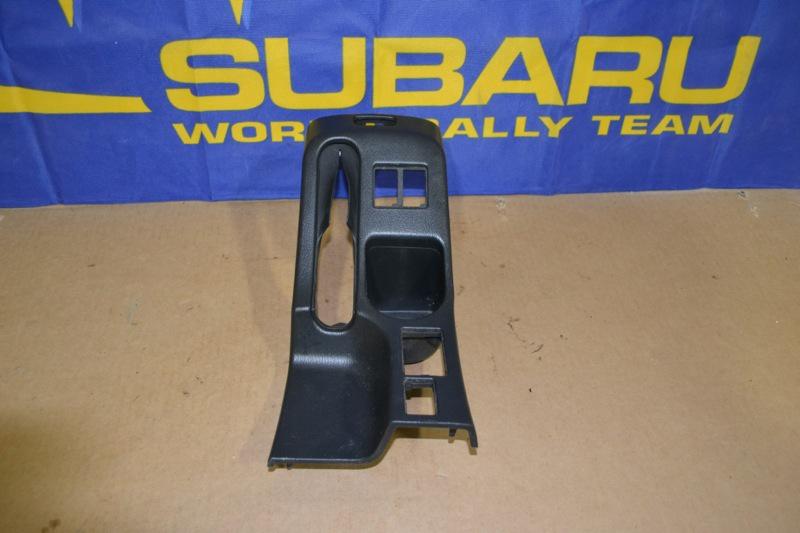 02 03 04 subaru impreza wrx console cup holder e brake trim oem 